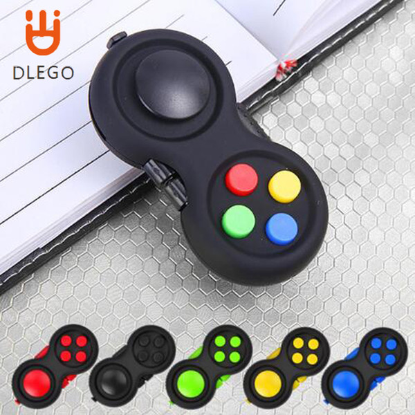 2017 New Finger Toys Fidget Pad Game Handle Toys Christmas toy Plastic Reliever Stress Decompression Gift for Birthday