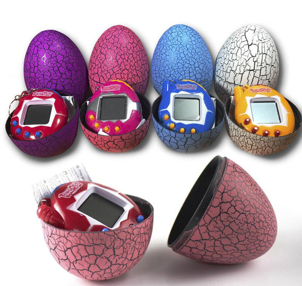 Tamagotchi tumbler Toy with a keychain EDC Multi-color Cartoon Surprise Egg Electronic Pet Mini Hand-hold Game Machine, a Gifts Toy