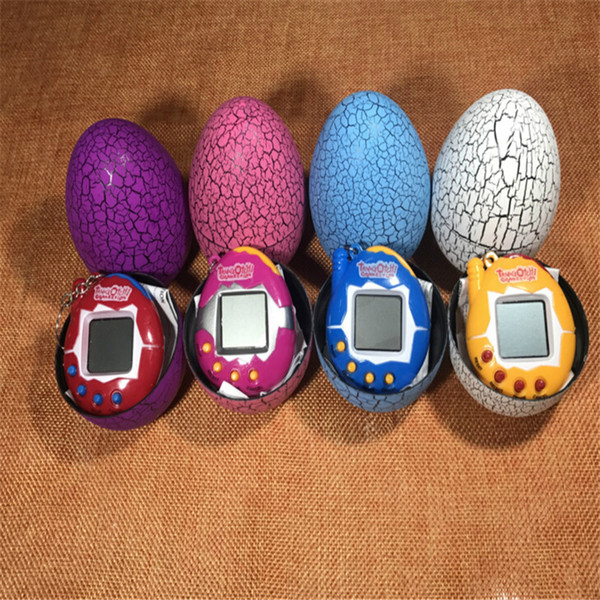 Tamagotchi tumbler Toy with a keychain EDC Multi-color Cartoon Surprise Egg Electronic Pet Mini Hand-hold Game Machine, a Gift