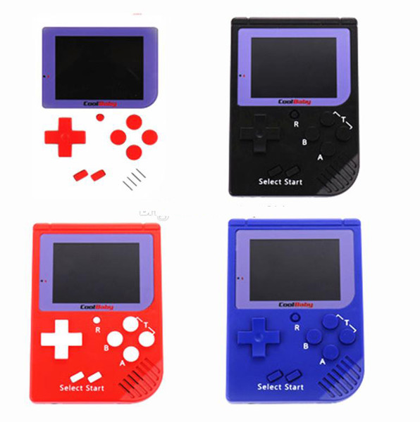 CoolBaby RS-6 Portable Retro Mini Handheld Game Console 8 bit Color LCD Game Player For FC Game DHL