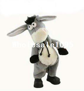 Free shipping,Electronic pet donkey, can dance sing shook his head electric donkey, rock donkey, chi