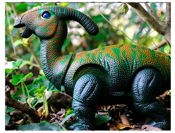 Wholesale Emulate electric dinosaur toys Luminescent electric voice walking dinosaur brachiosaurus Triangaur Mussaurus pet toy hot sale