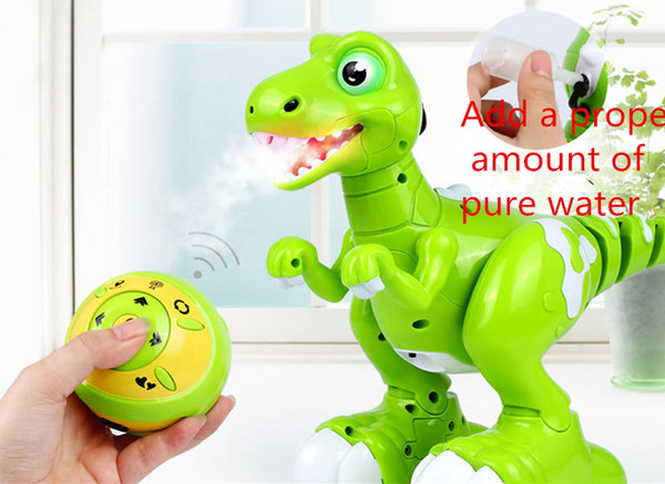 Intelligent remote control electric dinosaur simulation Jurassic spray remote control dinosaur multi-function electronic children's toys