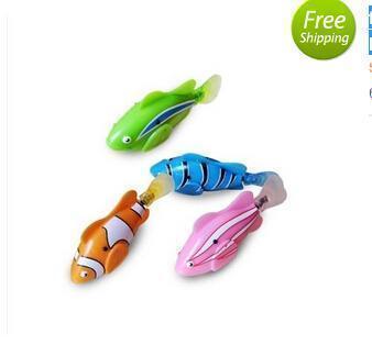 Robo Magical Robofish Robot Fish Turbot Electric Swimming Clownfish 4 Colors Electronic Toys For Kids New