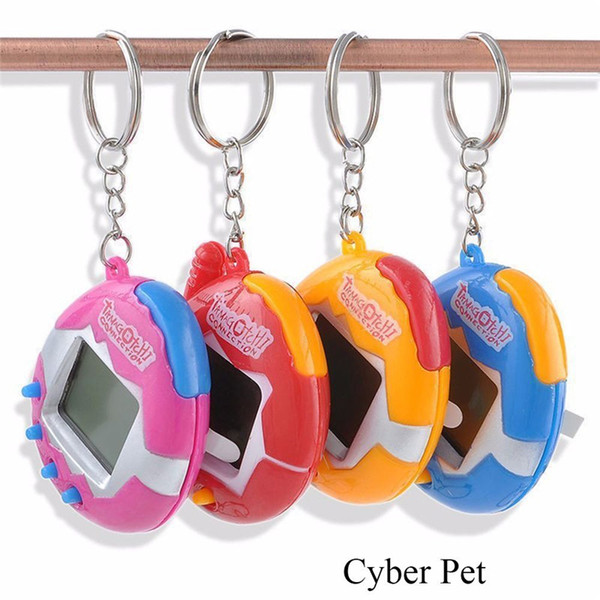 New Retro Game Toys Pets In One Funny Toys Vintage Virtual Pet Cyber Toy Tamagotchi Digital Pet Child Game Kids Free DHL