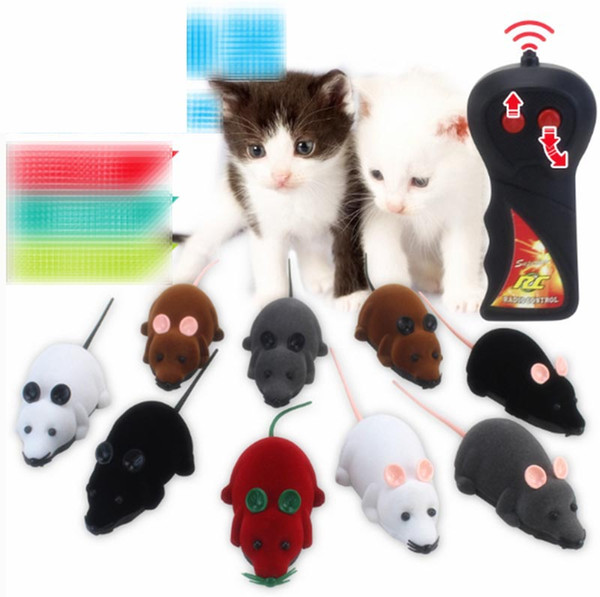 Mouse Toys Wireless RC Mice Cat Toys Remote Control False Mouse Novelty RC Cat Funny Playing Mouse Toys For Cats Dropshipping C3