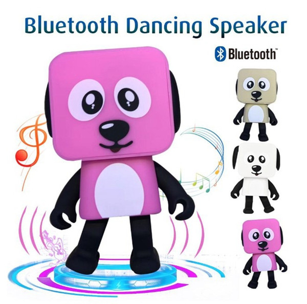 Portable Wireless Speaker Cute Bluetooth Speaker Dance Robot Dog Bluetooth Wireless Smart Dance Robot Dog Electronic Toys