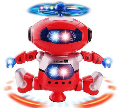 Newest Dancing Robert Electronic Toys With Music And Lightening Best Gift For Kids Model toy space robot dance creative