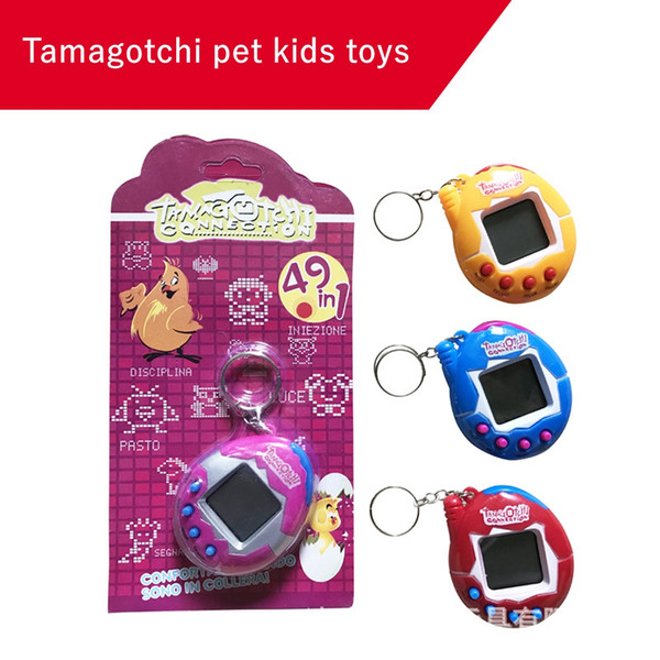 Electronic Pet Blister packaging Machine Kids Toys Beyblade Retro Virtual Pet 49 In 1 Cyber Pets Animals Toys Funny Tamagotchi Kids toys