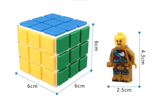 Kids toys learn to develop brain child puzzle Magic cube third order cube decompression cube diy building blocks decompression toys