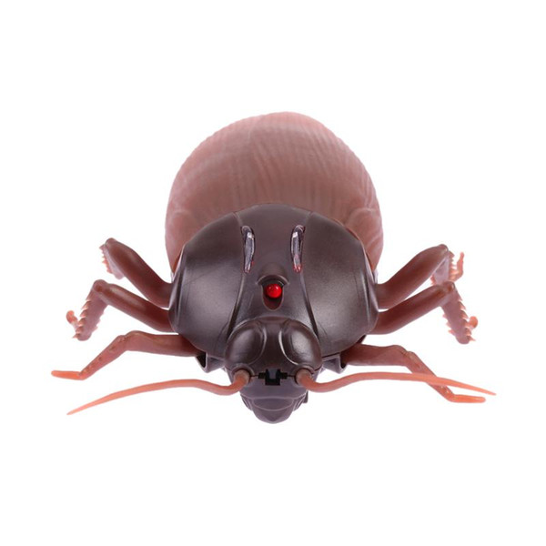 Plastic Infrared RC Remote Control Simulation Scary Creepy Cockroach Prank Insects Joke Toys for Kid Gifts