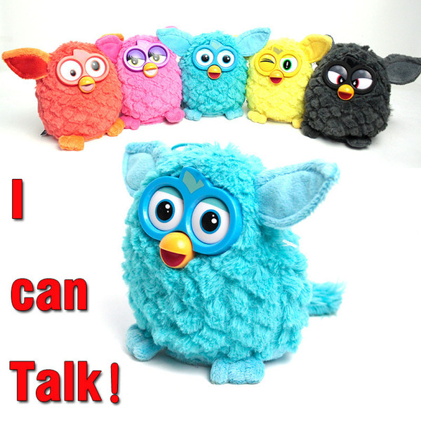 18cm Interactive Owl Electronic Toys Phoebe Furby Electric Pets Owl Elves Plush Toys Recording Talking Toys Party Gift 6 Color