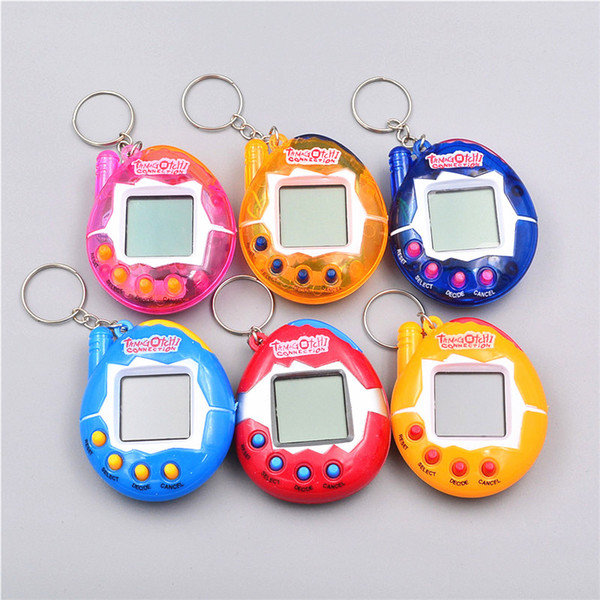 New Tamagotchi Game Electronic Pets Toys 90S Nostalgic 49 Pets in One Virtual Digital Cyber Toy Game with Keychain