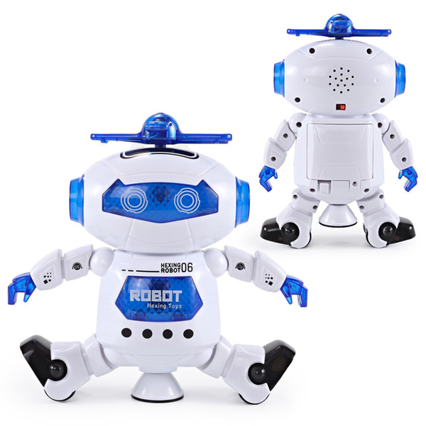 NEW Dancing Robert Electronic Toys With Music And Lightening Best Gift For Kids Model Toy Fast Free Shipping