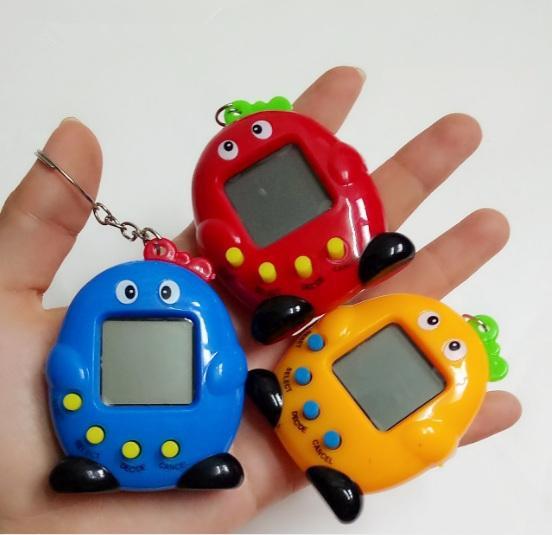 Retro Game Toys Pets In One Vintage Virtual Pet Cyber Toy Funny Toys Tamagotchi Digital Pet Child Game Kids with Nostalgic Keychain DHL