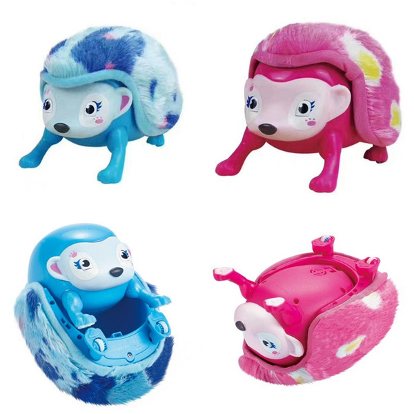 Cute Interactive Pet Hedgehog toy with Multi-modes Lights Sounds Sensors Light-up Walk Roll Headstand Toys hot sale