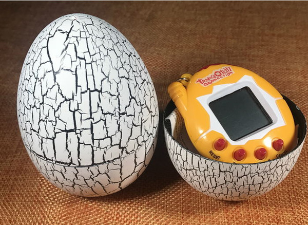 LNL New Retro Game egg shells Toys Pets toy pet In One Funny Toys Vintage Virtual Pet Cyber Toy Tamagotchi Digital Pet Child Game Kids free