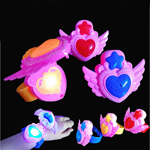 Magic Girls Cute Dream Balala Bracelets Light Up LED Wristband Transform Folders Christmas Gift Children'Day Christmas Wedding