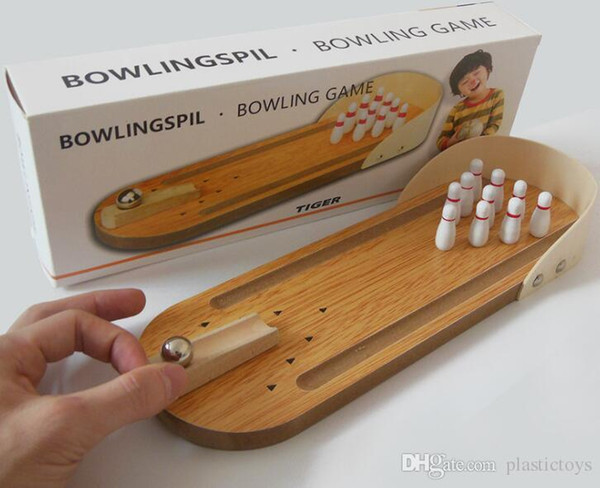 Mini entertainment bowling bowling game set wooden bowling alley puzzle innovation toys table children's toys