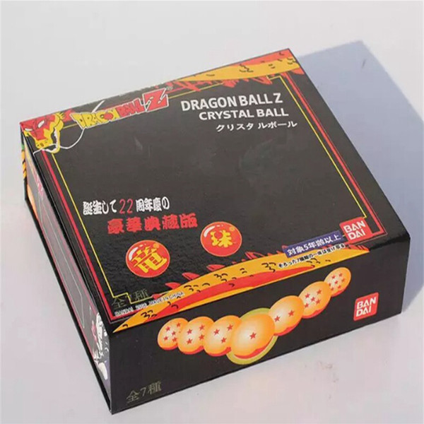 Wholesale Animation DragonBall 7 Stars Crystal Ball 4.5cm New In Box Dragon Ball Z Complete set toys 7pcs/set