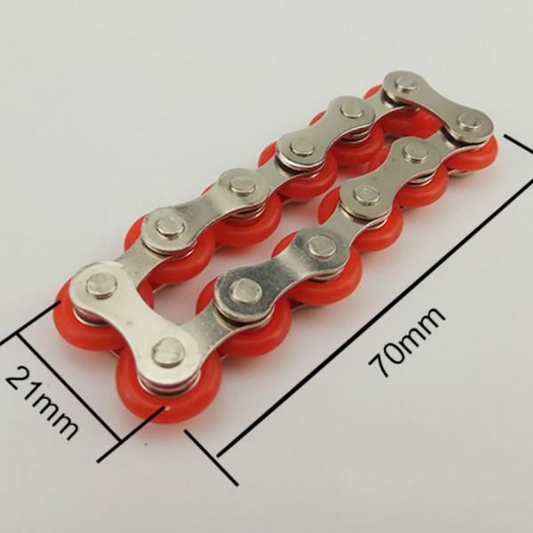 WJ1035X3 Finger Toys spinning top Decompression toys 12 section relief toys pressure chain Key Ring Fidget toy wholesale