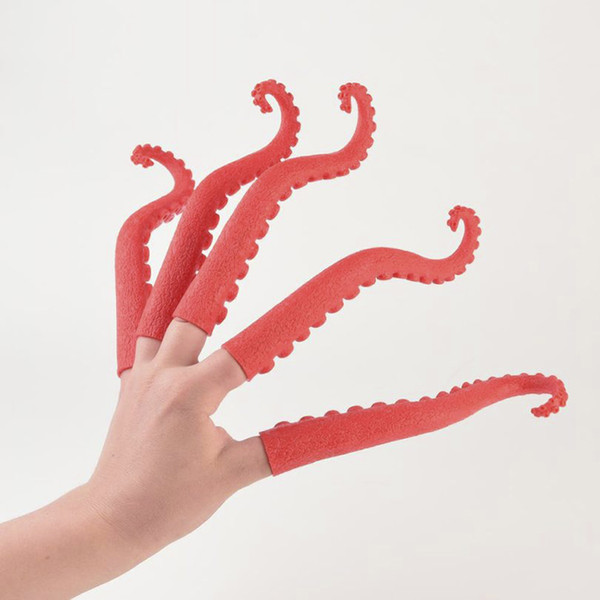 Lobster claw octopus claw finger toy crab claw octopus spoof toy finger set tentacles funny novelty toys