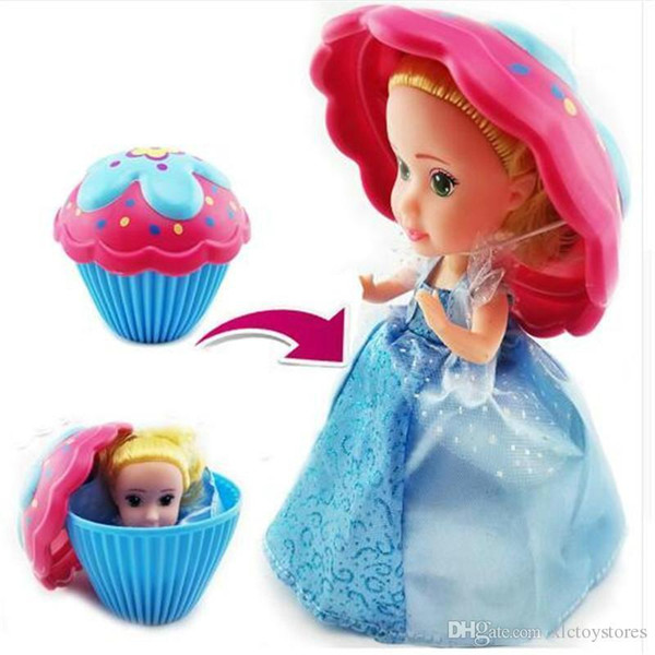 ht Promotion Surprise Cupcake Princess Doll Deformable Dolls Girl Beautiful Cute Toy Birthday Present Mini Cake Doll Toys For Kids Boneca