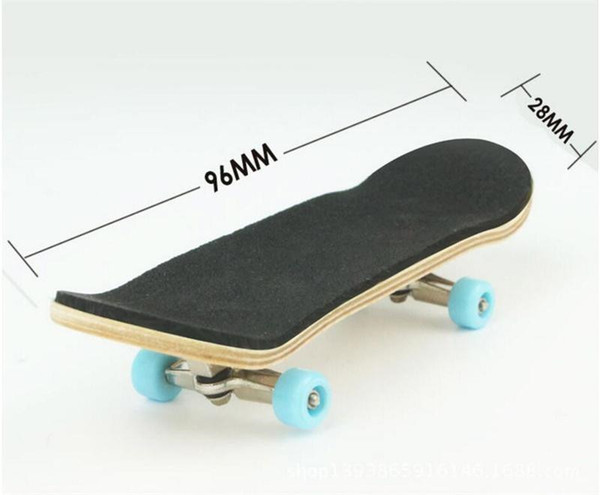 Professional bearing wheel PU anti-skid pad Maple finger skateboard novelty desktop children's toys complete accessories