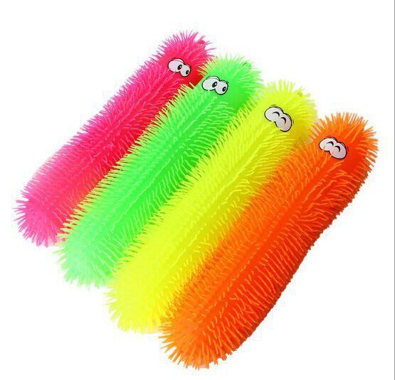 2019 Caterpillar Silicone Puffer Toy 55 cm Funny Kids Blink Toys Lovely Cartoon Styles