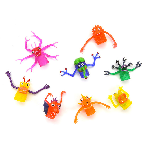 New Little monster finger doll Novelty funny finger toy alien animal monster finger play Gifts birthday present