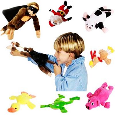 Soft Cute plush Slingshot Screaming Sound Plush Flying Monkey Toy Fantastic Favorite Funny Flying Monkey Screaming toy