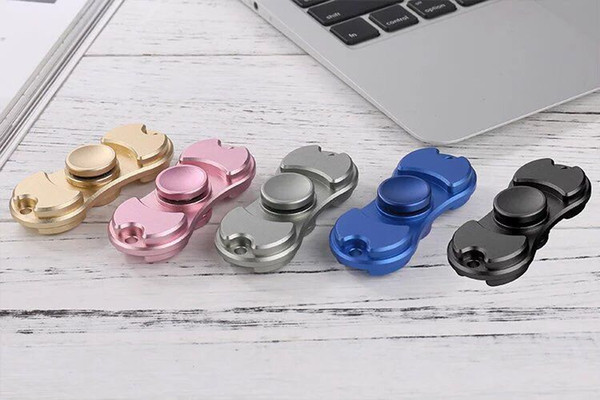 Fingertip Gyro 5 colors EDC HandSpinner Hand Spinner Decompression Anxiety Fidget Spinner Toys With Retail Box JC53