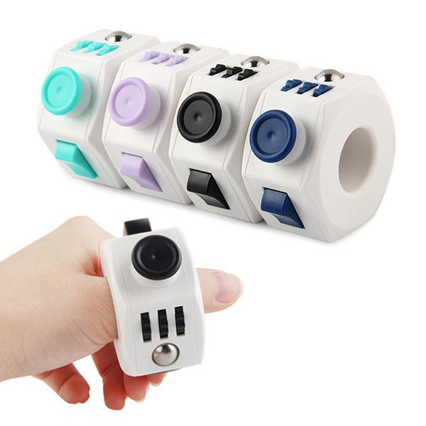 Fidget Rings Stress Cube Decompression Toys Fidget Cube Relieves Anxiety Stress Juguet Magic Cube For Adults FidgetcubeToys