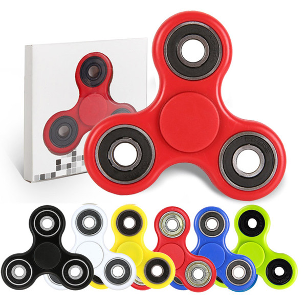 Finger Fidget Hand Spinner Tips Spiral Fingers Fidget Spinner EDC Hand Spinner Acrylic Plastic Fidgets Gyro Toys Retail box