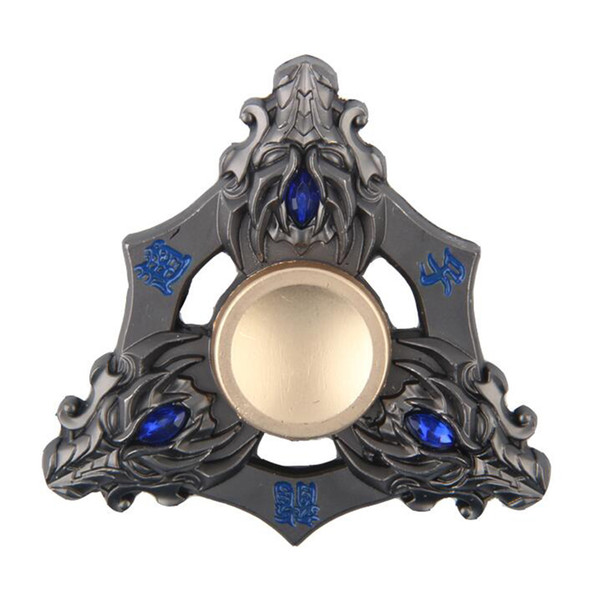 Hot Selling EDC Toys Triangular Hand Spinner High Quality Metal Profession Genji Spinner ADHD Tri Spinner Cool Fidget Spinners