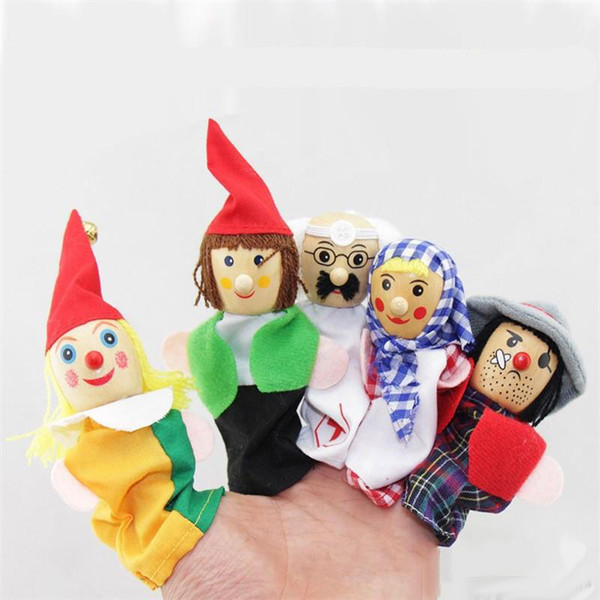 Children Early Education Finger Doll Gift 6pcs Play House Toy Fingers Puppet Kids Beneficial Wisdom Performing Toys