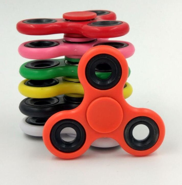 Hand Spinner Fidget Spinners Toy Finger Plastic Fidgets Decompression Anxiety Spiral Fingers Tri-Spinner