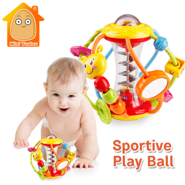 Baby Rattle Activity Ball Educational Babies Grasping Puzzle Playgro Finger Toys 0-12 Months Climb Learning