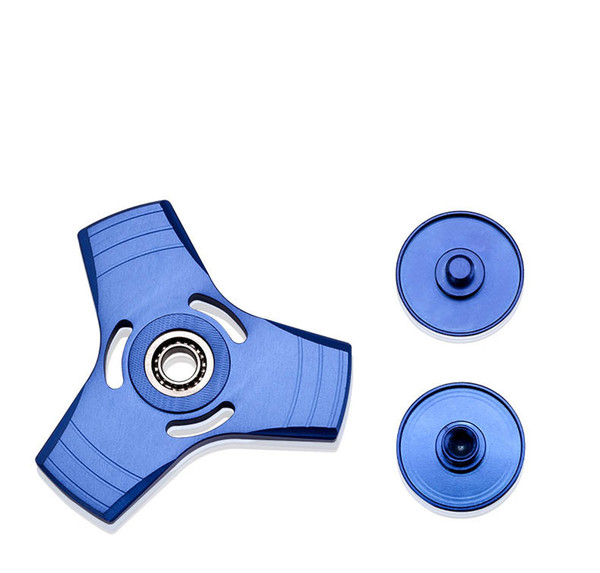 Hot Pressure relief tool Fidget spinner finger tip EDC triangle balance constant finger press top toy