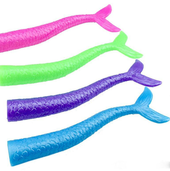 New Mixed Color Mermaid Tail Finger Cover Kids Toys Home Party Performing Lovely Gifts Free Shipping