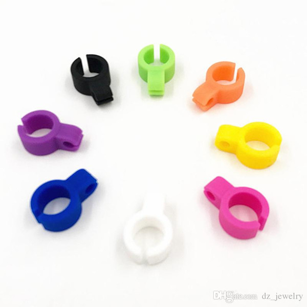 Silicone Smoking Holder Ringholder/Tobacco/Joint Holder Ring For regular size (7-8mm) Cigarette mix Colored Smoking accessories