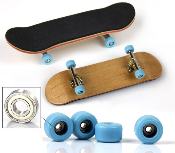 Newest Professional Maple Wood Finger Skateboard Nickel Alloy Stents Bearing Wheel Fingerboard Adult Novelty Item Child Toy gift