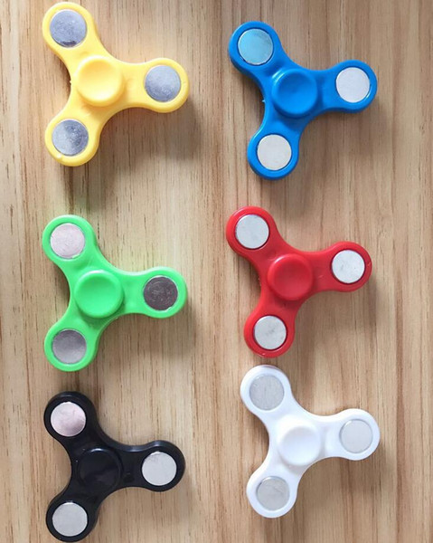 2017 New Hot Tri Fidget Hand Spinner spinner top Ceramic Ball Desk Toy 3D EDC Torq Stuffer Kids/ Adult Free shipping