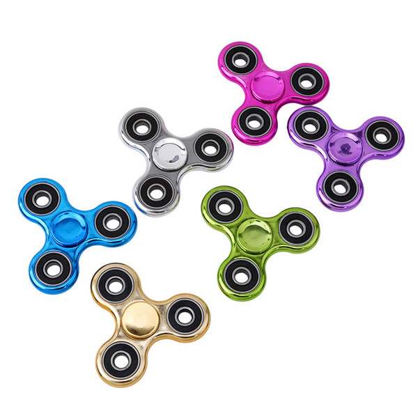 New Arrival Hand Spinner Copper Tri-Spinner Fidgets Toy EDC Sensory Fidget Spinner For Autism and ADHD Kids/Adult Funny Anti Stress Toys