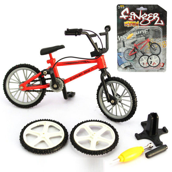 NEW Alloy mini BMX Finger Mountain BikesToys Retail Packaging mini-finger-bmx Bicycle Creative Game Gift for children toys