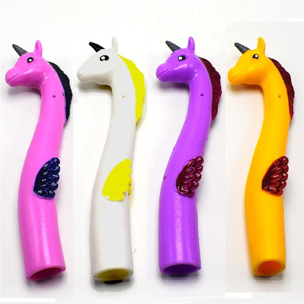 Unicorn finger puppets Kids TPR storytelling props mixed colors animal Finger toys fingerstall Kids performance party toys