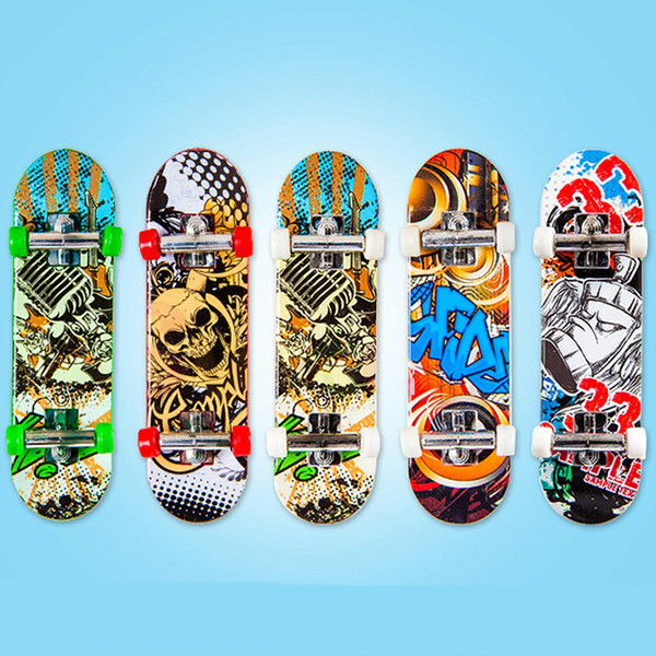 2017 Coolest Finger Skateboard Creative Fingertip Movement Finger Skate Wholesale Fidget Finger Toy For Reliving Stress