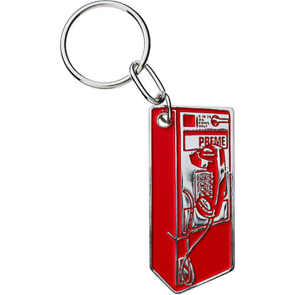 18 Winter Red & Blue Payphone Metal Keychain 18fw A77 NEW 2018 Phone Booth PhoneBooth Pay Phone upre Cool High quality