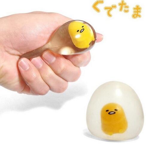 3pcs/lot New Anti Stress Ball Novelty Fun Splat Egg Venting Balls Squeeze Stresses Reliever Toy Funny Gadgets Gift