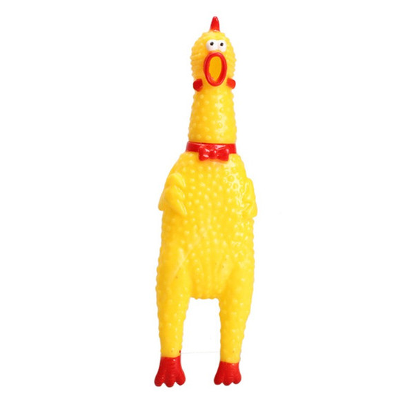 3pcs/lot Funny Push Screaming Mini Rubber Chicken Toys Squeeze Sound Toy for Kids Women Men Antistress Tool Shrilling Chickens